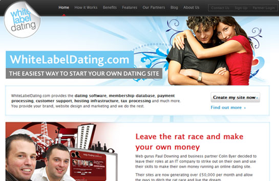 White label dating